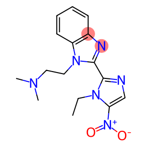 1-(2-Dimethylaminoethyl)-2-(5-nitro-1-ethyl-1H-imidazol-2-yl)-1H-benzimidazole