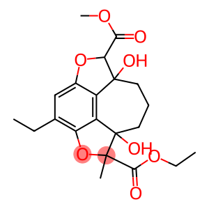 1,6-Dimethyl-6a,9a-dihydroxy-6,6a,7,8,9,9a-hexahydro-2,5-dioxa-1H-cyclohept[jkl]-as-indacene-1,6-dicarboxylic acid diethyl ester