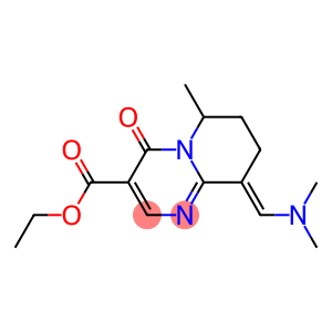 9-Dimethylaminomethylene-6-methyl-4-oxo-6,7,8,9-tetrahydro-4H-pyrido[1,2-a]pyrimidine-3-carboxylic acid ethyl ester