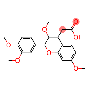 3,7-Dimethoxy-2-(3,4-dimethoxyphenyl)chroman-4-yl=acetate