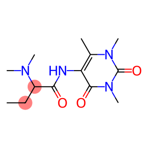 2-(Dimethylamino)-N-(2,4-dioxo-1,3,6-trimethyl-1,2,3,4-tetrahydropyrimidin-5-yl)butyramide