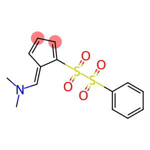 5-Dimethylaminomethylene-1-(phenylsulfonylsulfonyl)-1,3-cyclopentadiene