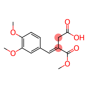 2-(3,4-Dimethoxybenzylidene)succinic acid 1-methyl ester