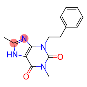 1,8-Dimethyl-3-phenethylxanthine