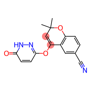 2,2-Dimethyl-4-[(1,6-dihydro-6-oxopyridazin)-3-yloxy]-2H-1-benzopyran-6-carbonitrile