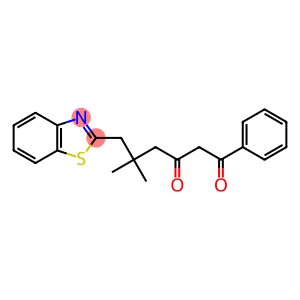 2-(2,2-Dimethyl-4,6-dioxo-6-phenylhexyl)benzothiazole