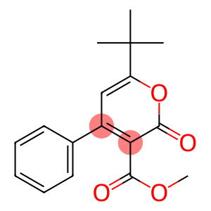 6-(1,1-Dimethylethyl)-4-phenyl-2-oxo-2H-pyran-3-carboxylic acid methyl ester