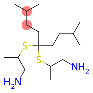 2,2'-[(2,8-Dimethylnonan-5-ylidene)bisthio]bis(propan-1-amine)