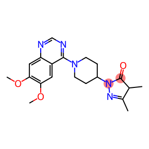 2-[1-(6,7-Dimethoxyquinazolin-4-yl)piperidin-4-yl]-4,5-dimethyl-2,4-dihydro-3-oxo-3H-pyrazole