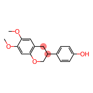 6,7-Dimethoxy-3-(4-hydroxyphenyl)-3,4-dihydro-2H-1-benzopyran