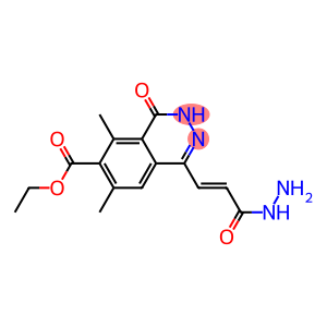 6,8-Dimethyl-4-[2-(hydrazinocarbonyl)ethenyl]-1-oxo-1,2-dihydrophthalazine-7-carboxylic acid ethyl ester