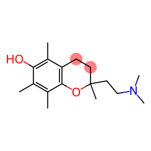 2-(2-Dimethylaminoethyl)-3,4-dihydro-2,5,7,8-tetramethyl-2H-1-benzopyran-6-ol