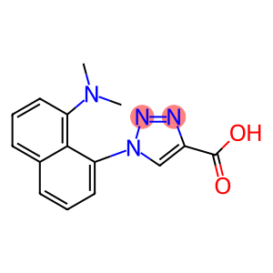 1-(8-Dimethylaminonaphthalen-1-yl)-1H-1,2,3-triazole-4-carboxylic acid