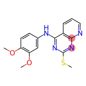 4-[3,4-Dimethoxyanilino]-2-(methylthio)pyrido[2,3-d]pyrimidine