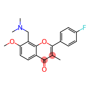 8-[(Dimethylamino)methyl]-4'-fluoro-7-methoxy-3-methylflavone