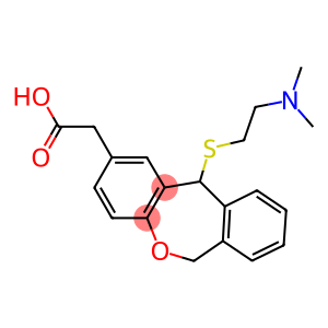 11-[[2-(Dimethylamino)ethyl]thio]-6,11-dihydrodibenz[b,e]oxepin-2-acetic acid