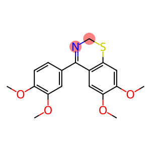 4-(3,4-Dimethoxyphenyl)-6,7-dimethoxy-2H-1,3-benzothiazine