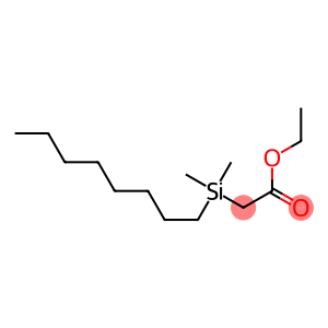 2-[Dimethyl(octyl)silyl]acetic acid ethyl ester
