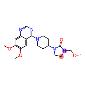 1-[1-(6,7-Dimethoxyquinazolin-4-yl)piperidin-4-yl]-3-methoxymethylimidazolidin-2-one