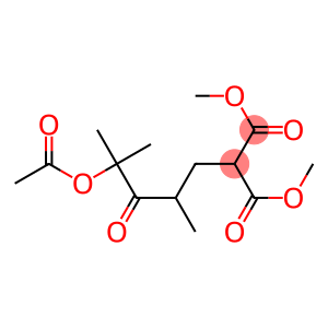 2-(2,4-Dimethyl-3-oxo-4-acetoxypentyl)propanedioic acid dimethyl ester