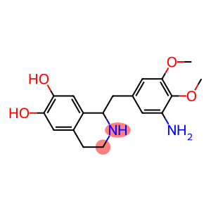 1-(3,4-Dimethoxy-5-aminobenzyl)-1,2,3,4-tetrahydroisoquinoline-6,7-diol