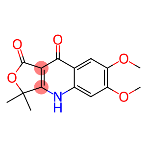 6,7-Dimethoxy-3,3-dimethyl-1H,3H,4H,9H-furo[3,4-b]quinoline-1,9-dione