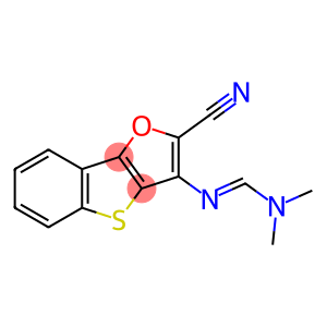 3-[[(Dimethylamino)methylene]amino][1]benzothieno[3,2-b]furan-2-carbonitrile