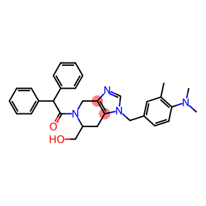 1-(4-Dimethylamino-3-methylbenzyl)-4,5,6,7-tetrahydro-6-hydroxymethyl-5-diphenylacetyl-1H-imidazo[4,5-c]pyridine