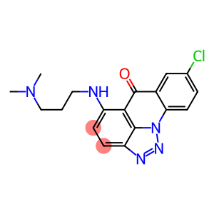 5-[3-Dimethylaminopropylamino]-8-chloro-6H-[1,2,3]triazolo[4,5,1-de]acridin-6-one