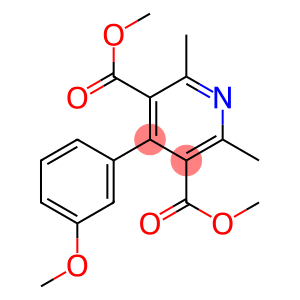 2,6-Dimethyl-4-(3-methoxyphenyl)pyridine-3,5-dicarboxylic acid dimethyl ester