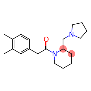 1-[(3,4-Dimethylphenyl)acetyl]-2-(1-pyrrolidinylmethyl)piperidine