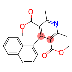 2,6-Dimethyl-4-(1-naphthalenyl)pyridine-3,5-dicarboxylic acid dimethyl ester