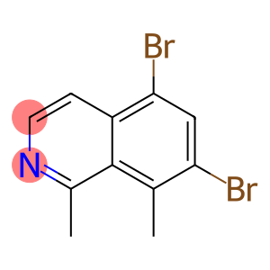 1,8-Dimethyl-5,7-dibromoisoquinoline