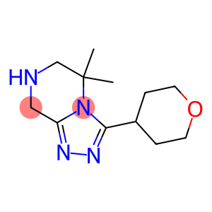 5,5-DiMethyl-3-(tetrahydro-pyran-4-yl)-5,6,7,8-tetrahydro-[1,2,4]triazolo[4,3-a]pyrazine