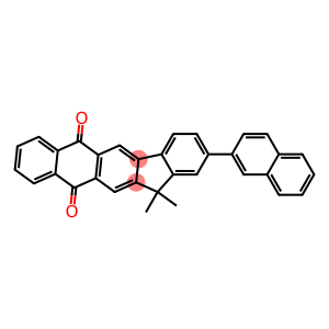 13,13'-二甲基-2-(萘基-2-基)-13H-茚并[1,2-B]蒽-6,11-二酮