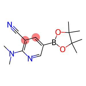 2-(dimethylamino)-5-(4,4,5,5-tetramethyl-1,3,2-dioxaborolan-2-yl)pyridine-3-carbonitrile