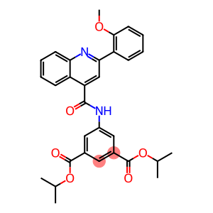 diisopropyl 5-({[2-(2-methoxyphenyl)-4-quinolinyl]carbonyl}amino)isophthalate