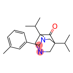 5,7-diisopropyl-2-(3-methylphenyl)-1,3-diazatricyclo[3.3.1.1~3,7~]decan-6-one