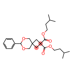 diisopentyl 7-phenyl-6,8-dioxaspiro[3.5]nonane-2,2-dicarboxylate