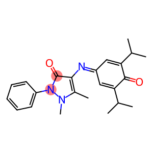 4-[(3,5-diisopropyl-4-oxocyclohexa-2,5-dienyliden)amino]-1,5-dimethyl-2-phenyl-2,3-dihydro-1H-pyrazol-3-one