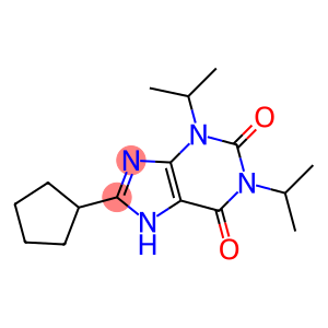 1,3-Diisopropyl-8-cyclopentylxanthine