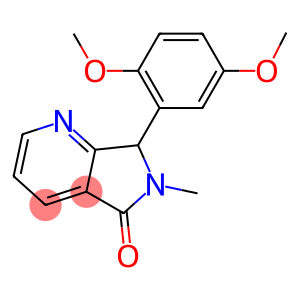 6,7-Dihydro-6-methyl-7-(2,5-dimethoxyphenyl)-5H-pyrrolo[3,4-b]pyridin-5-one