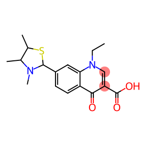 1,4-Dihydro-1-ethyl-4-oxo-7-(3,4,5-trimethylthiazolidin-2-yl)quinoline-3-carboxylic acid