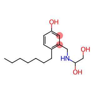 3-[(1,2-Dihydroxyethyl)aminomethyl]-4-heptylphenol