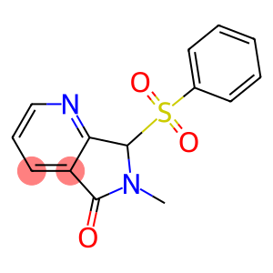 6,7-Dihydro-6-methyl-7-(phenylsulfonyl)-5H-pyrrolo[3,4-b]pyridin-5-one