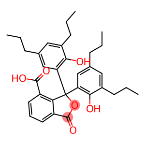 1,3-Dihydro-1,1-bis(2-hydroxy-3,5-dipropylphenyl)-3-oxoisobenzofuran-7-carboxylic acid