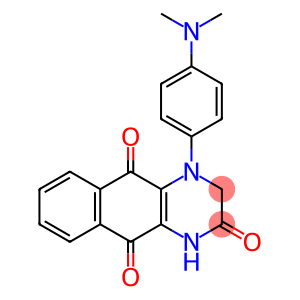 3,4-Dihydro-4-[4-(dimethylamino)phenyl]benzo[g]quinoxaline-2,5,10(1H)-trione