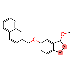 2,3-Dihydro-1-methoxy-6-[(2-naphthalenyl)methoxy]-1H-indene