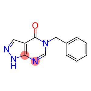 4,5-Dihydro-5-benzyl-1H-pyrazolo[3,4-d]pyrimidin-4-one