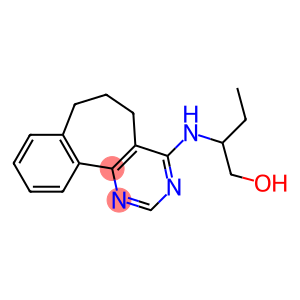 6,7-Dihydro-4-(1-hydroxymethylpropylamino)-5H-benzo[6,7]cyclohepta[1,2-d]pyrimidine